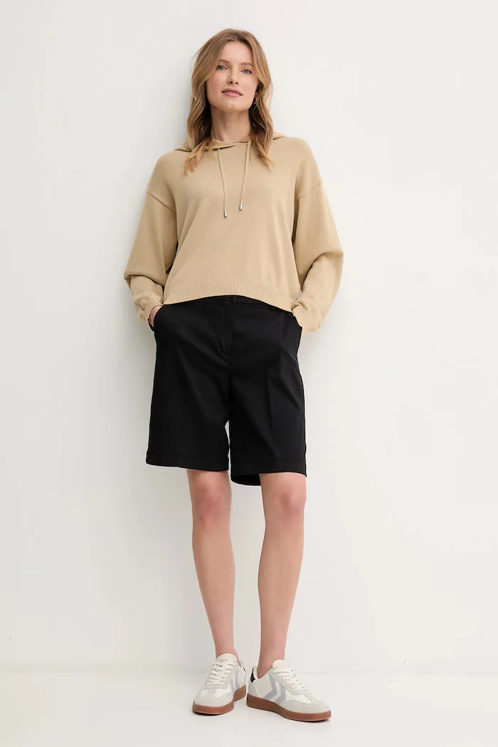 United Colors of Benetton Бермуди дамски черни 4CDRD901W