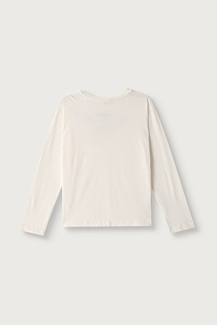 United Colors of Benetton блуза с дълги ръкави за деца от памук бежова 3096C10LF