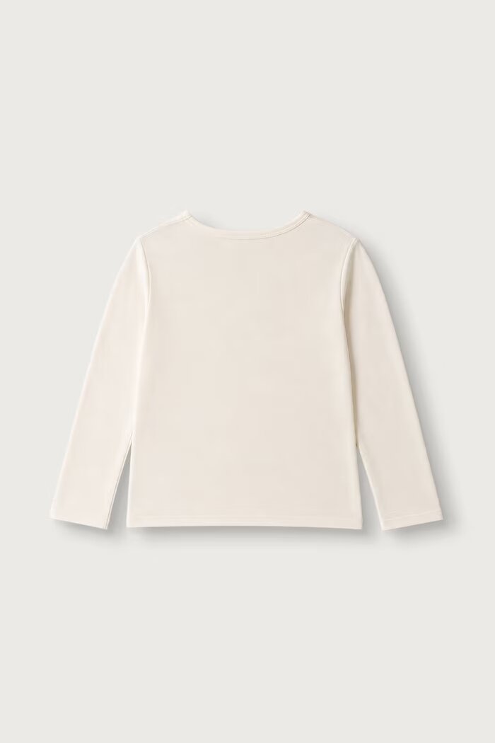United Colors of Benetton блуза с дълги ръкави за деца от памук бежова 3ATNG10GI