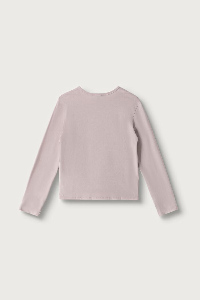 United Colors of Benetton блуза с дълги ръкави за деца от памук розова 3ATNC10UA