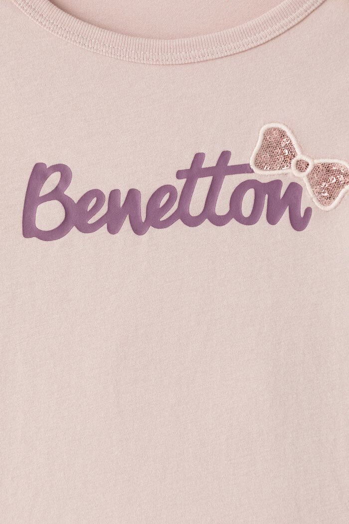 United Colors of Benetton блуза с дълги ръкави за деца от памук розова 3ATNG10GI