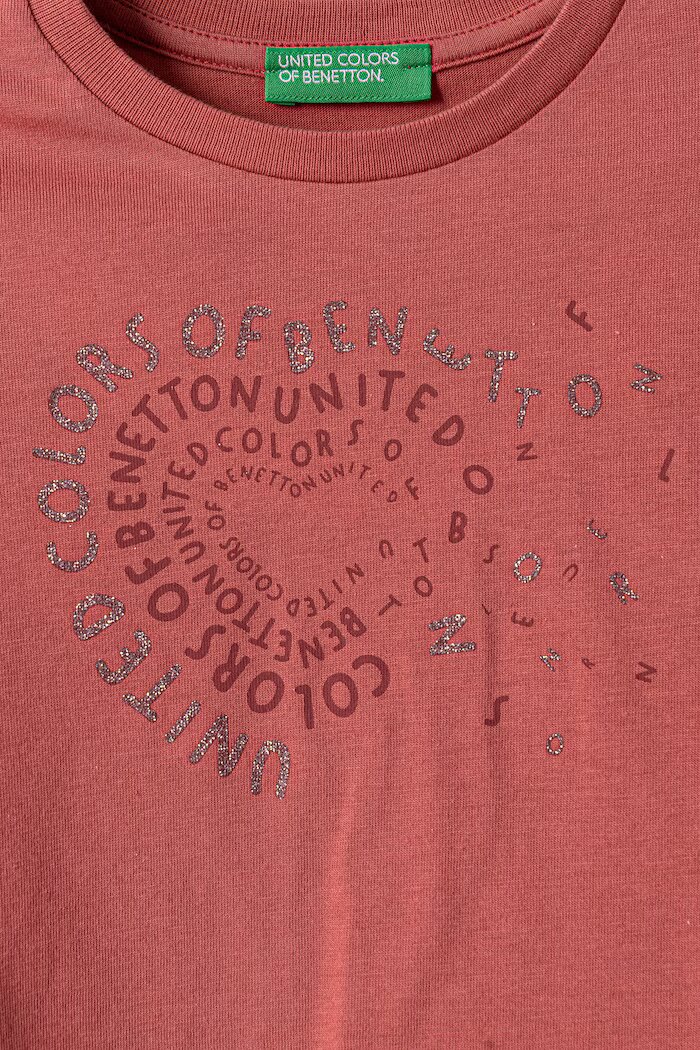 United Colors of Benetton блуза с дълги ръкави за деца от памук розова 3I1XG10FH