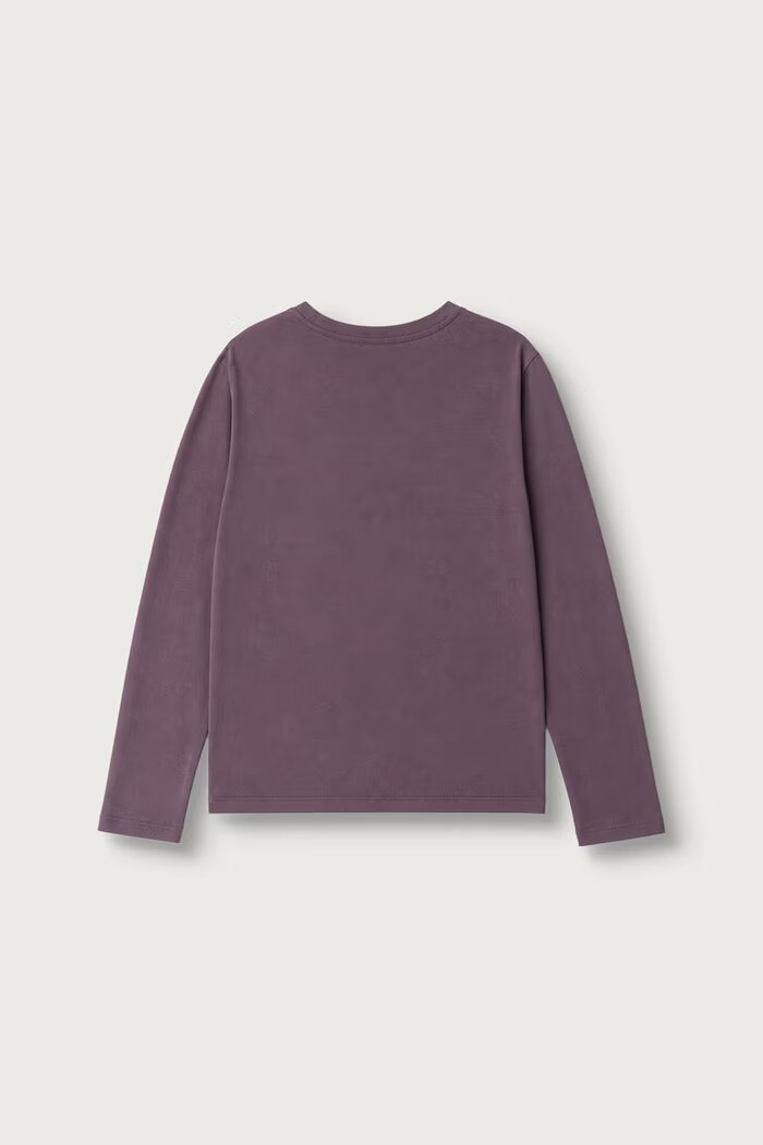 United Colors of Benetton блуза с дълги ръкави за деца от памук виолетова 3ATNC10U8