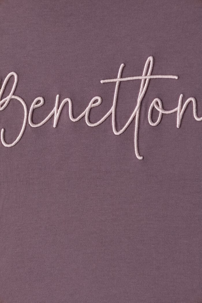 United Colors of Benetton блуза с дълги ръкави за деца от памук виолетова 3ATNC10U8