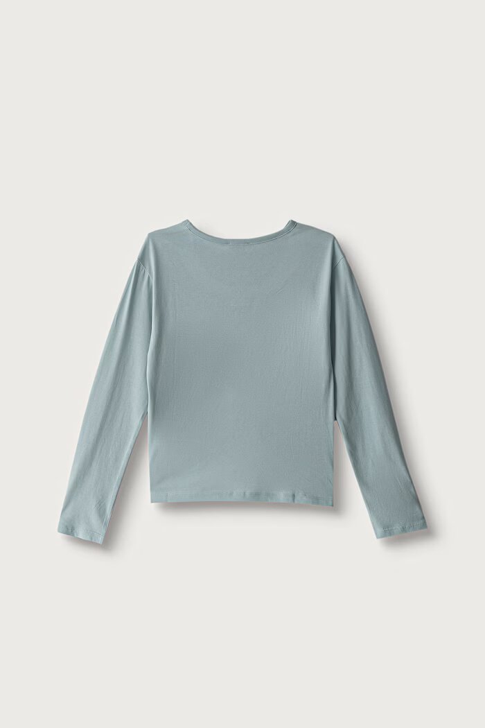 United Colors of Benetton блуза с дълги ръкави за деца от памук зелена 3ATNC10UA