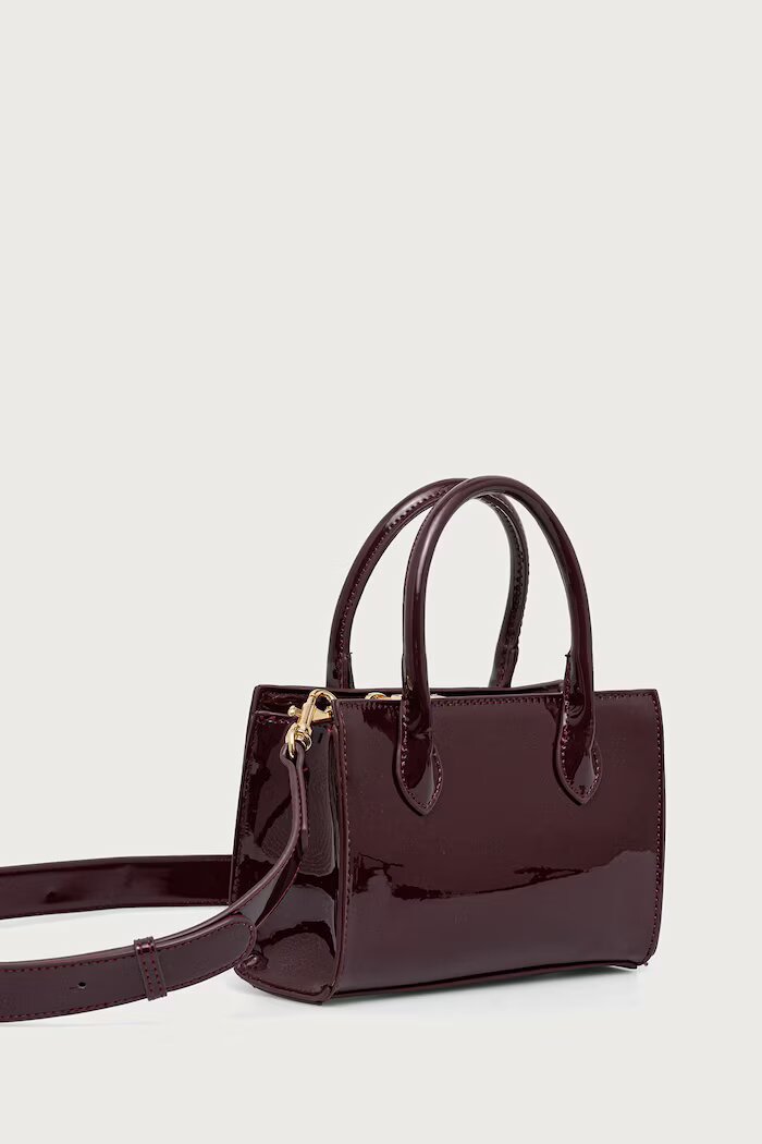 United Colors of Benetton чанта crossbody дамска бордо 6IEBVY037