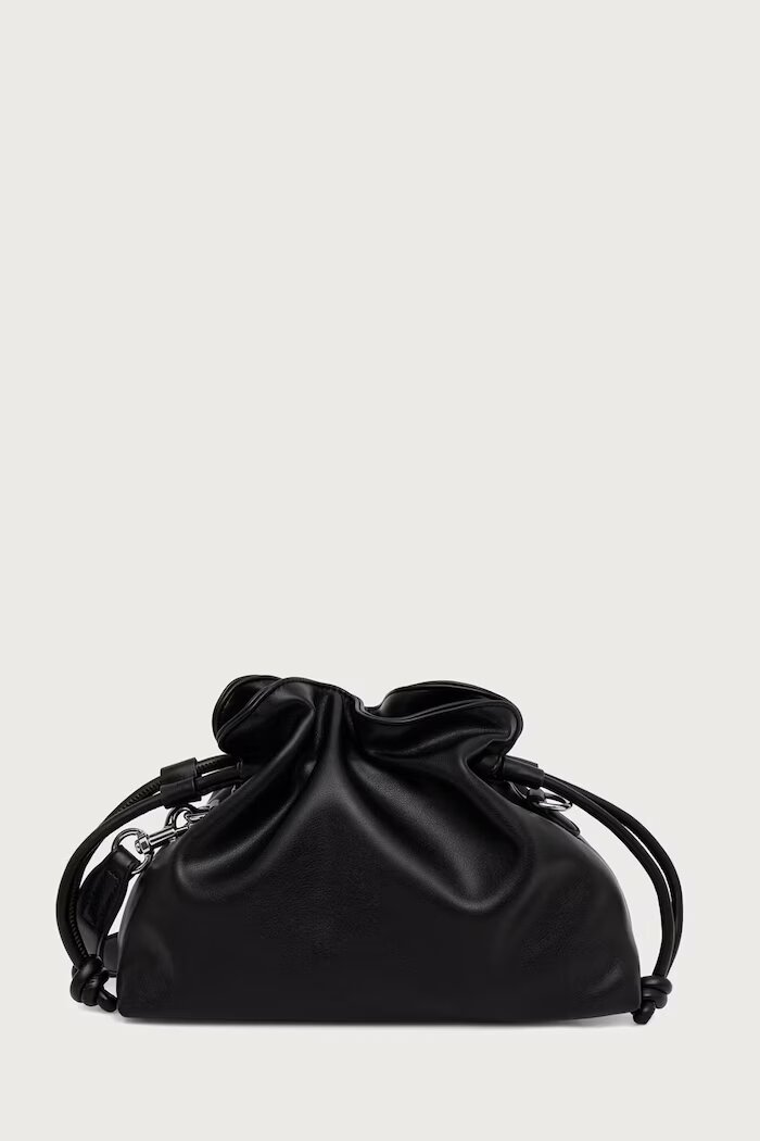 United Colors of Benetton чанта crossbody дамска от имитация на кожа черна 6IAWVY03P