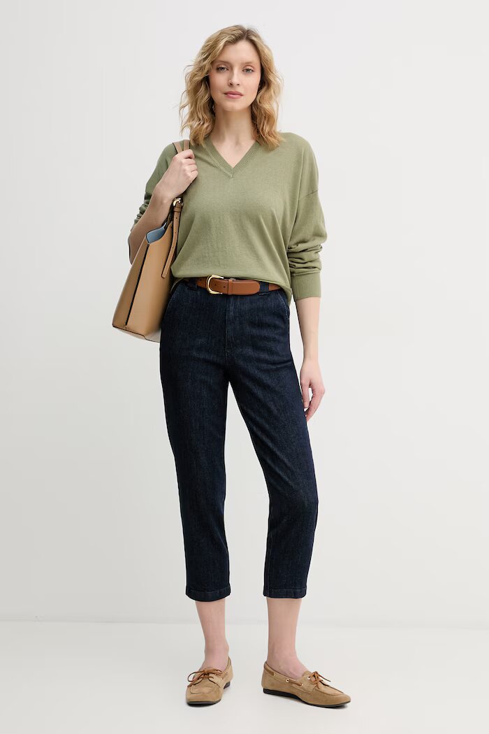 United Colors of Benetton дънки chino дамски тъмносини 4TUTDF09X