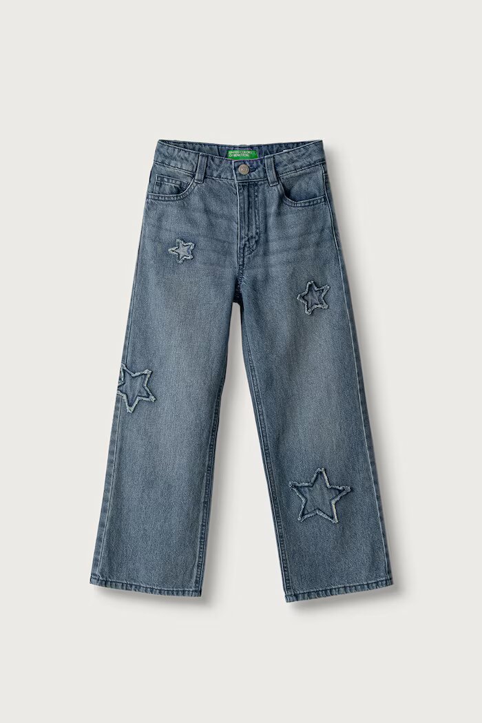 United Colors of Benetton дънки regular за деца тъмносини 4DW2CE04U