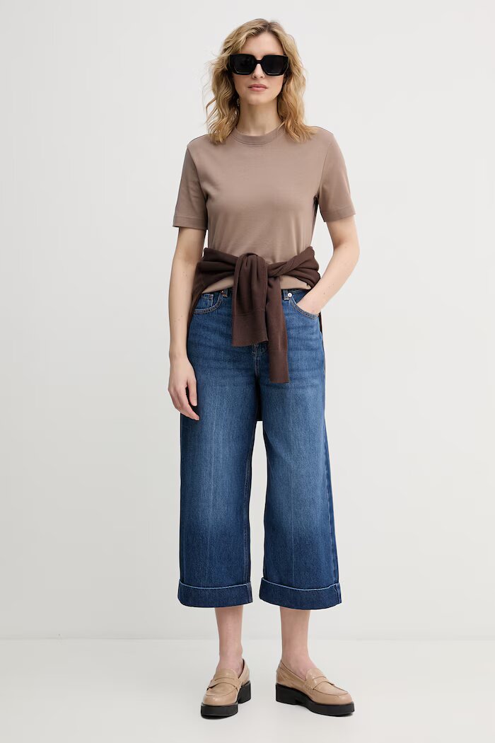 United Colors of Benetton дънки relaxed fit дамски сини 4IKGDE02Q