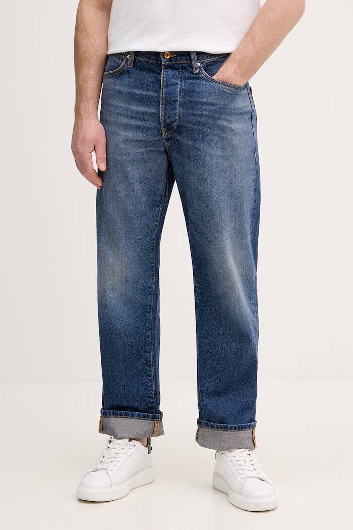 United Colors of Benetton дънки relaxed fit мъжки сини 4FANUE01Z