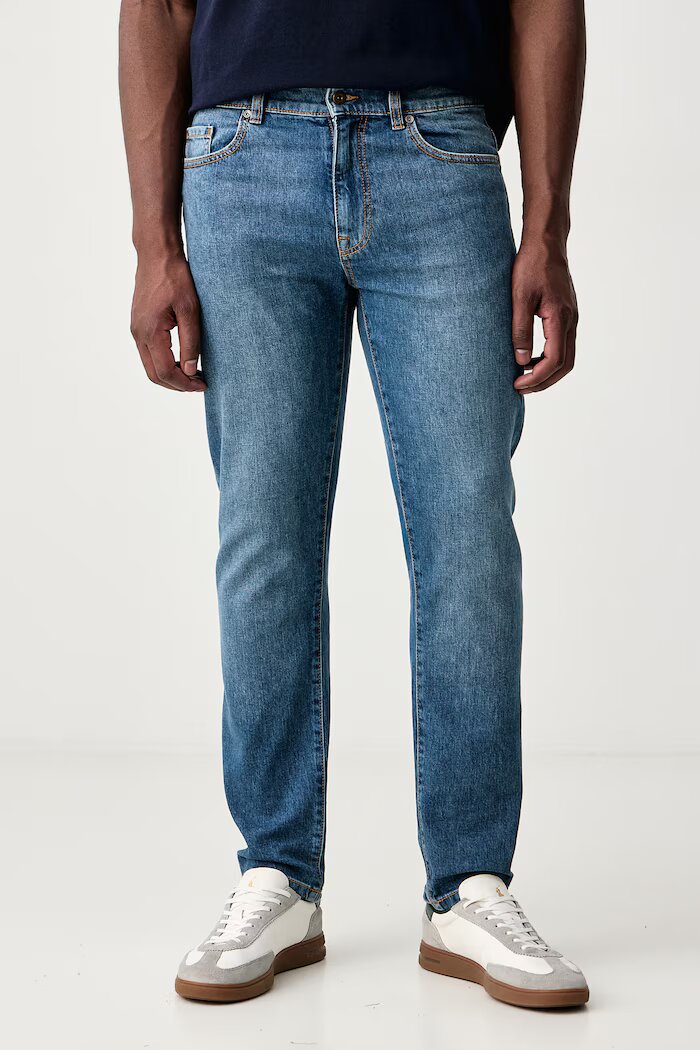United Colors of Benetton дънки slim fit мъжки сини 4MCP57BC8