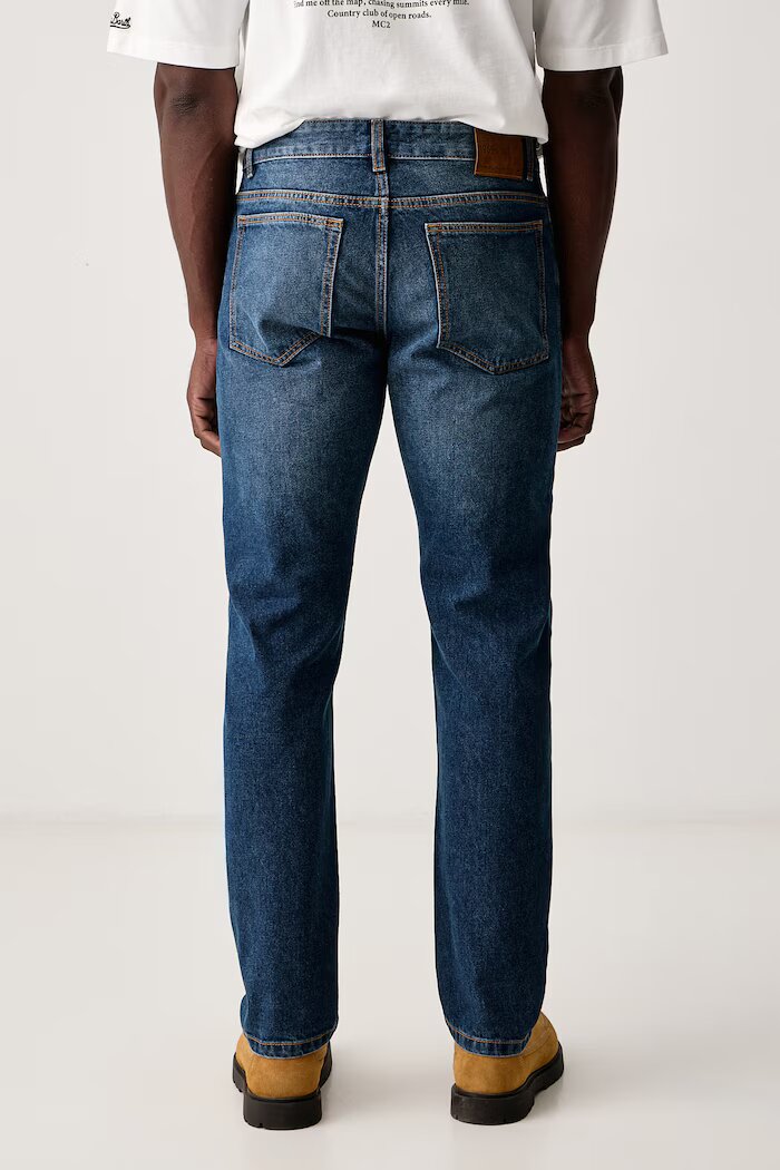 United Colors of Benetton дънки straight мъжки сини 4IPC57B88