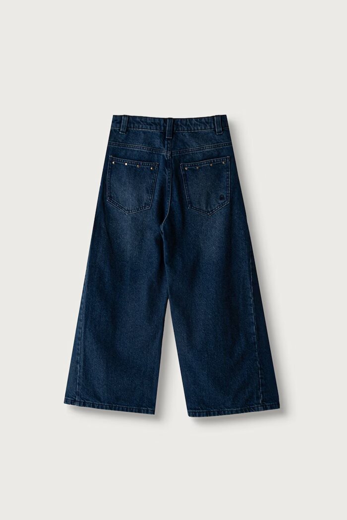 United Colors of Benetton дънки wide leg за деца тъмносини 4RJFCE04Z