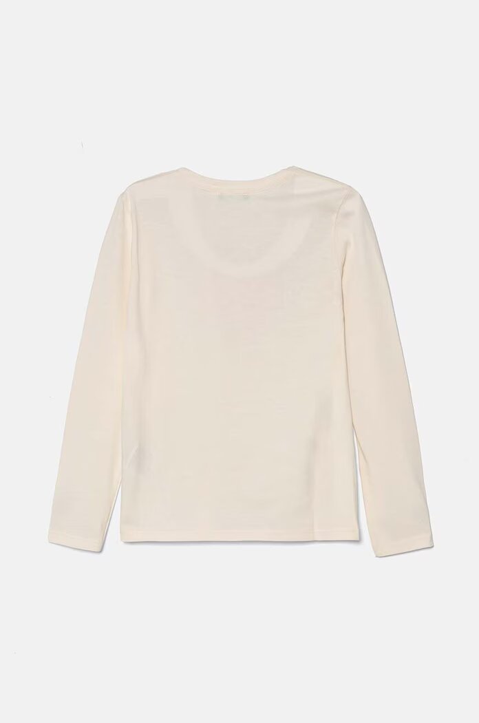 United Colors of Benetton Детска блуза с дълги ръкави в бежово 3I1XC10KB