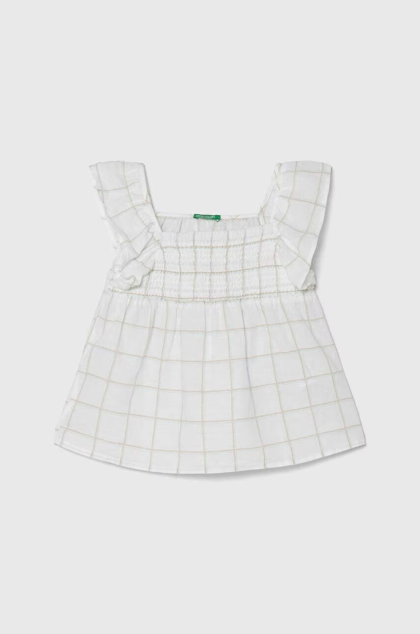 United Colors of Benetton Детска ленена блуза