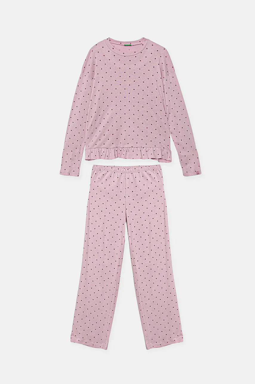 United Colors of Benetton Детска памучна пижама