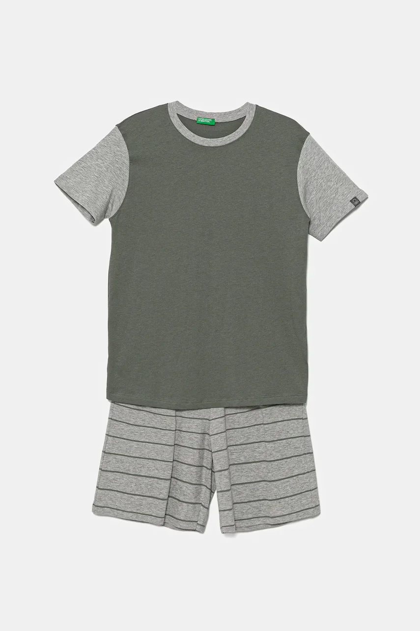 United Colors of Benetton Детска памучна пижама (2 броя)