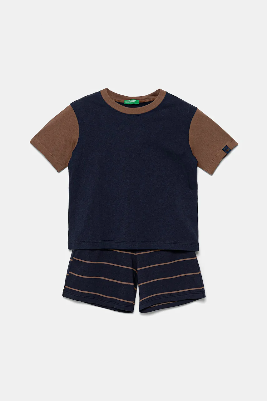 United Colors of Benetton Детска памучна пижама (2 броя)