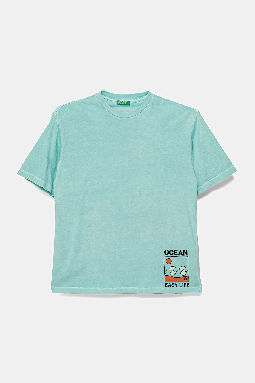United Colors of Benetton Детска памучна тениска
