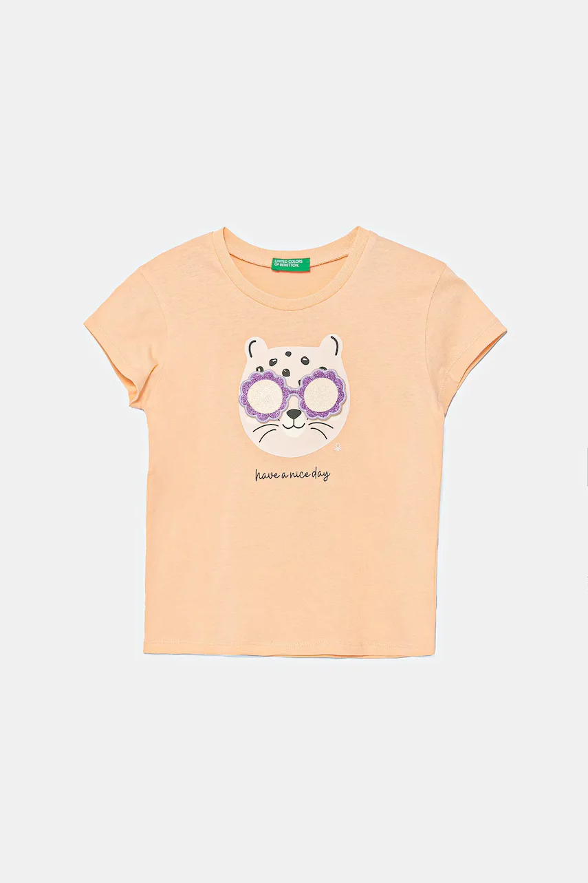 United Colors of Benetton Детска памучна тениска