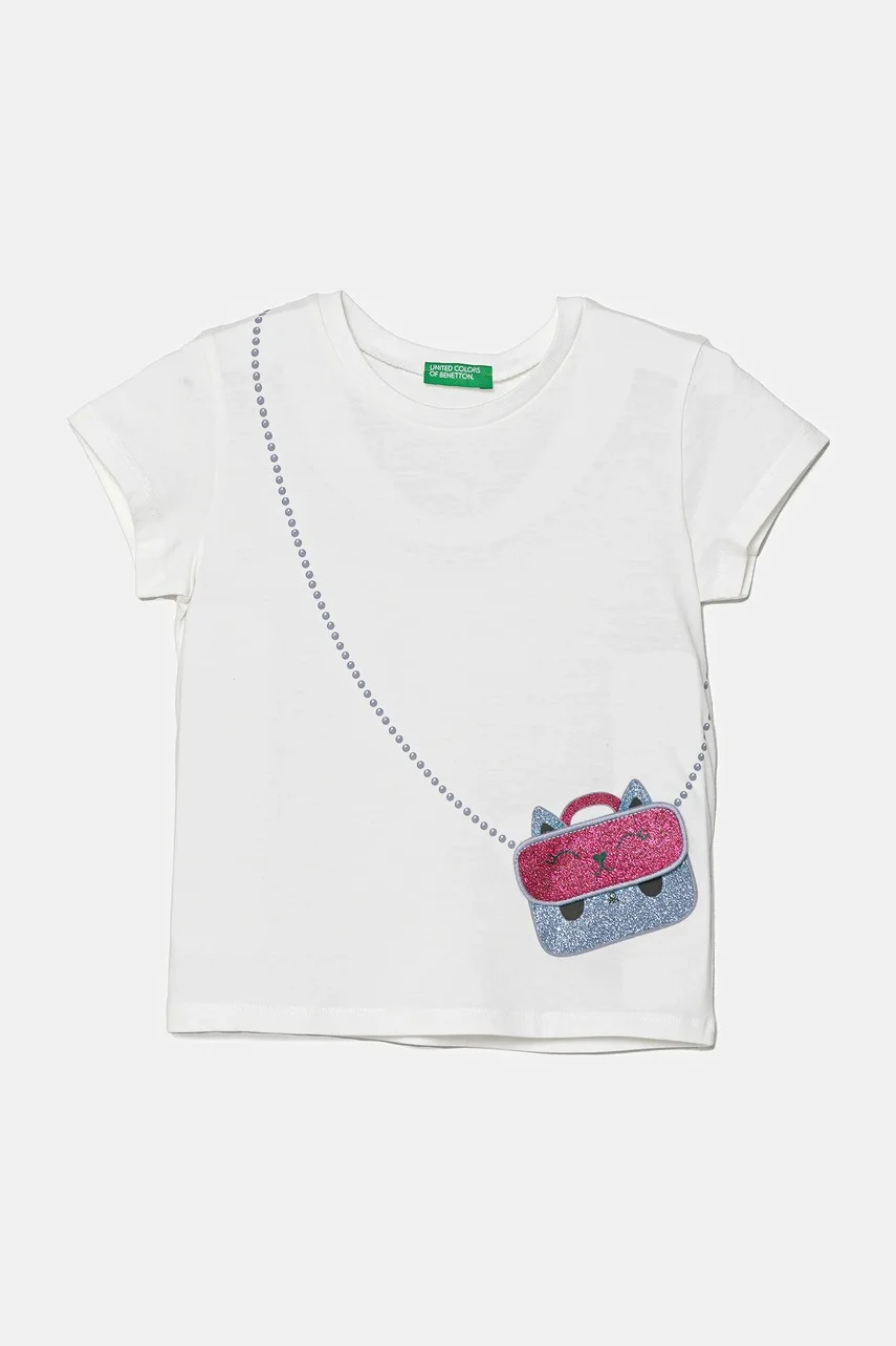 United Colors of Benetton Детска памучна тениска