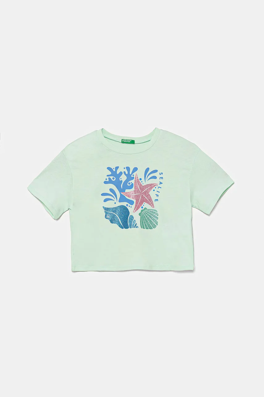 United Colors of Benetton Детска памучна тениска
