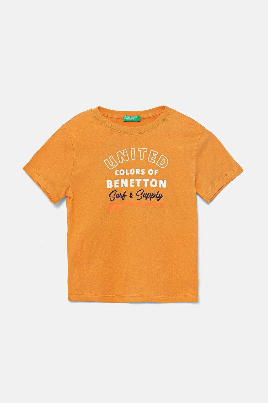 United Colors of Benetton Детска памучна тениска