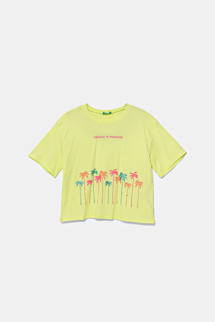 United Colors of Benetton Детска памучна тениска
