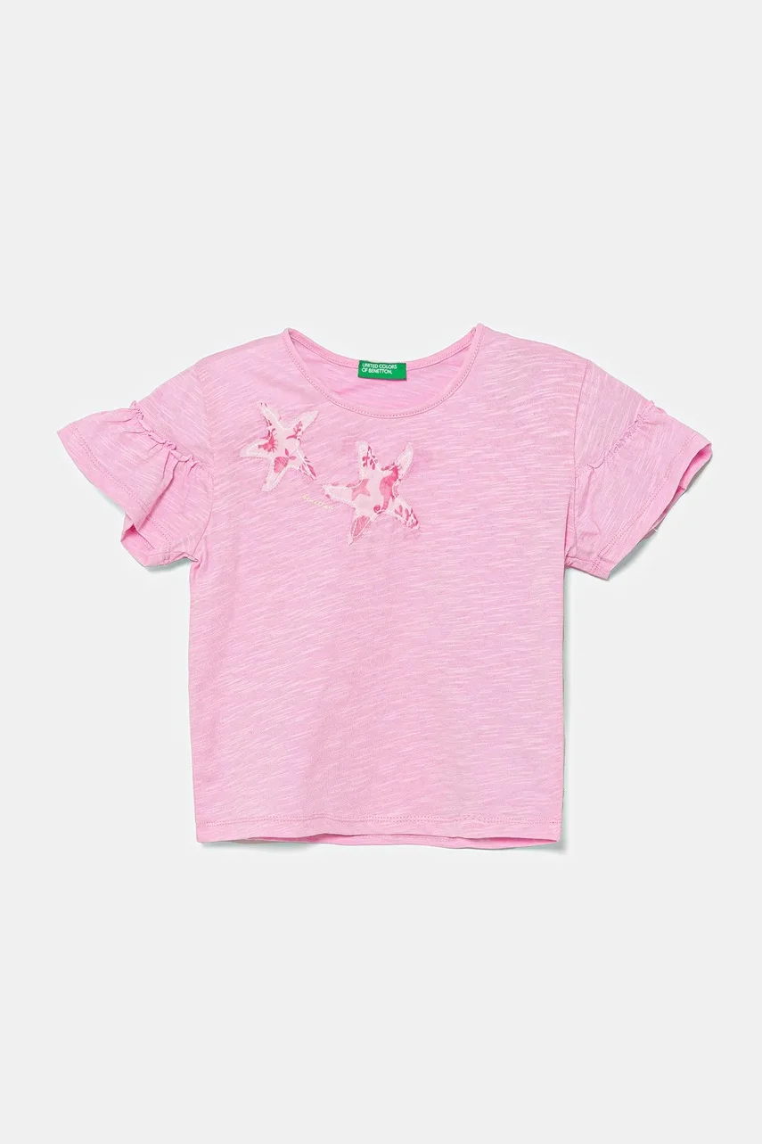 United Colors of Benetton Детска памучна тениска