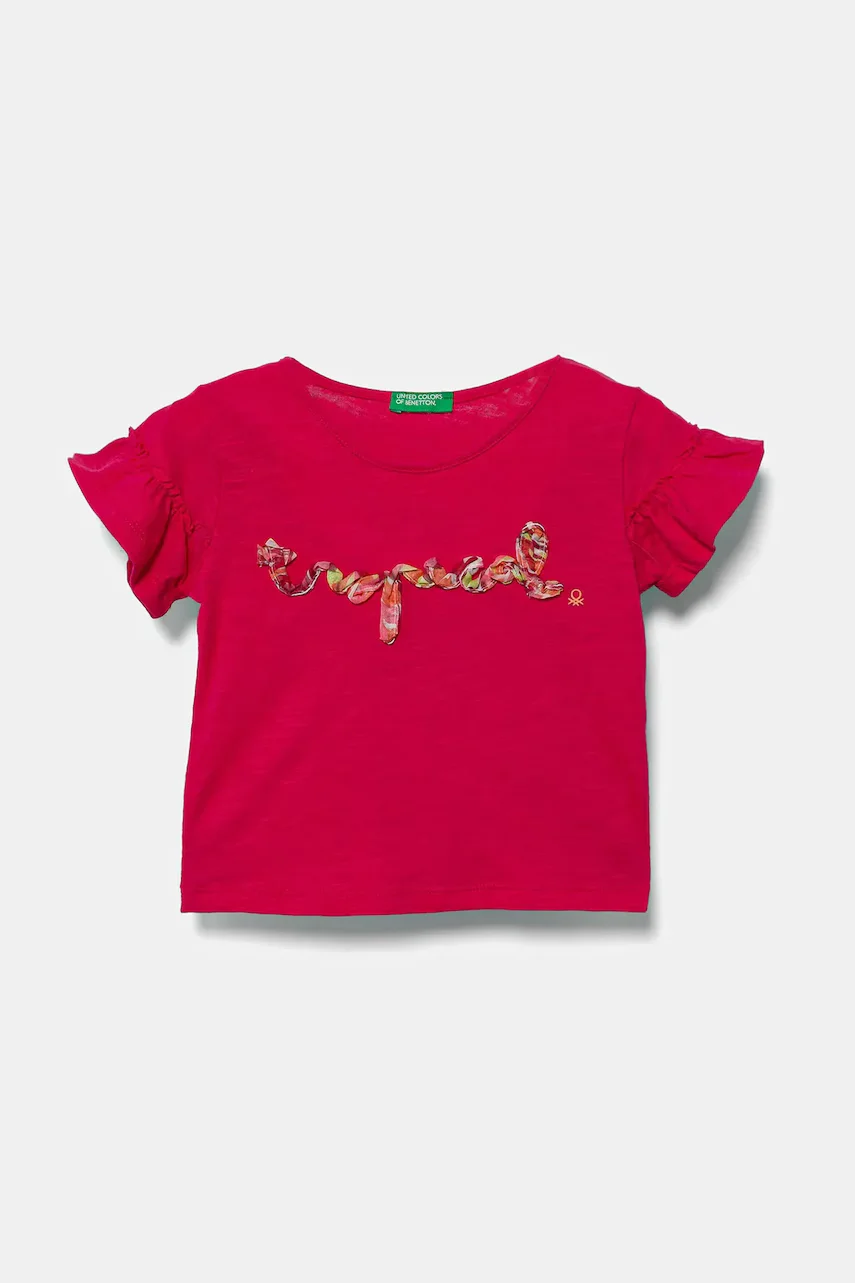 United Colors of Benetton Детска памучна тениска