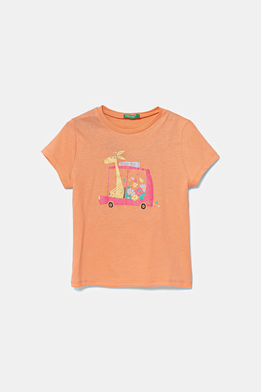 United Colors of Benetton Детска памучна тениска