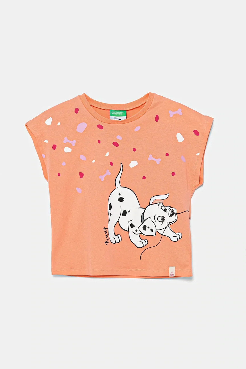 United Colors of Benetton Детска памучна тениска