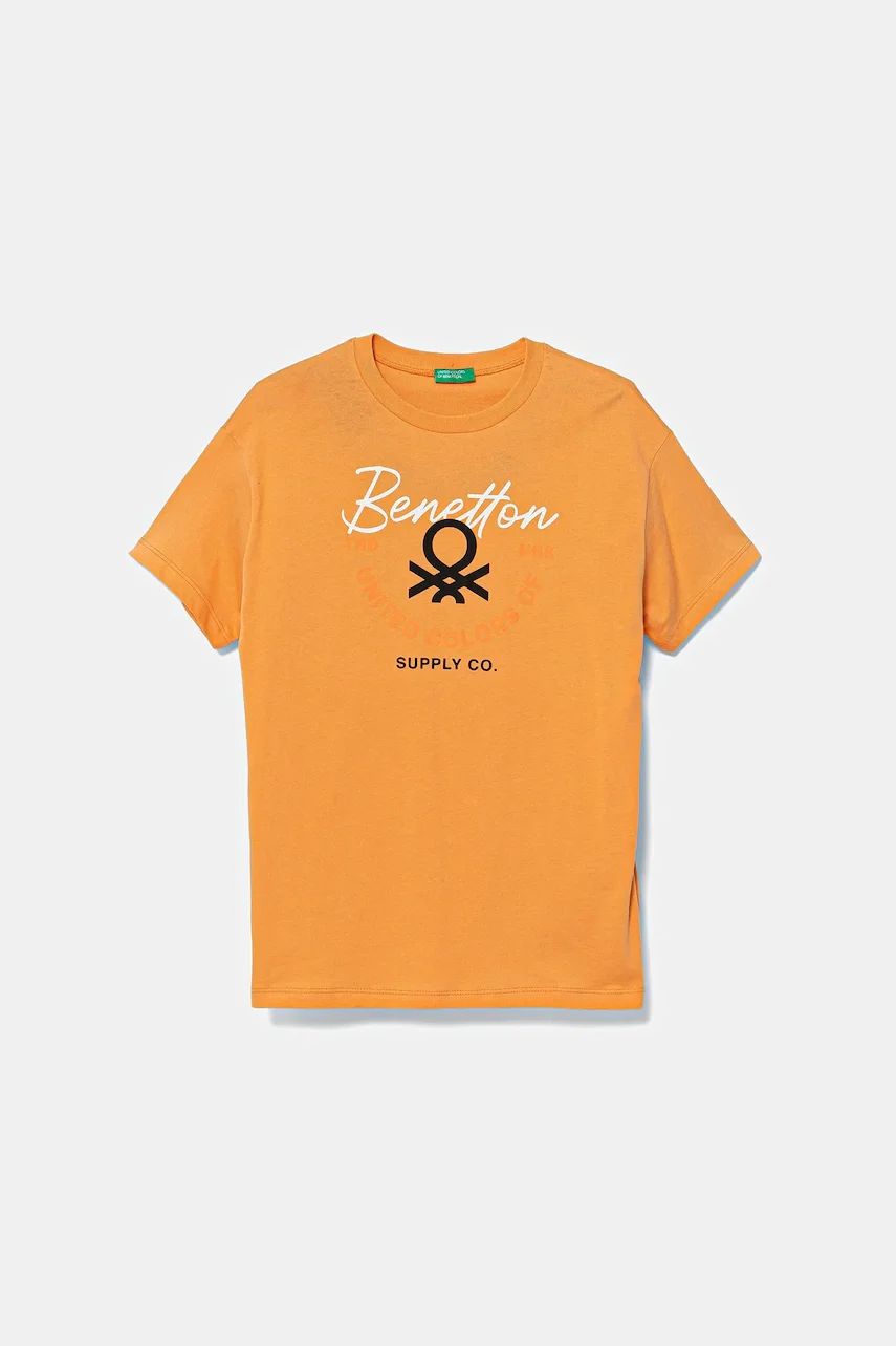United Colors of Benetton Детска памучна тениска