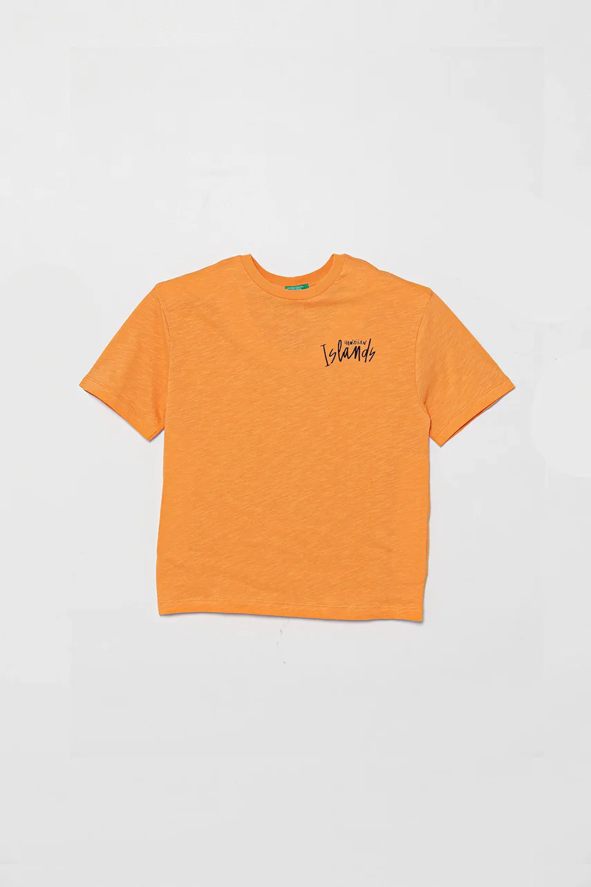 United Colors of Benetton Детска памучна тениска