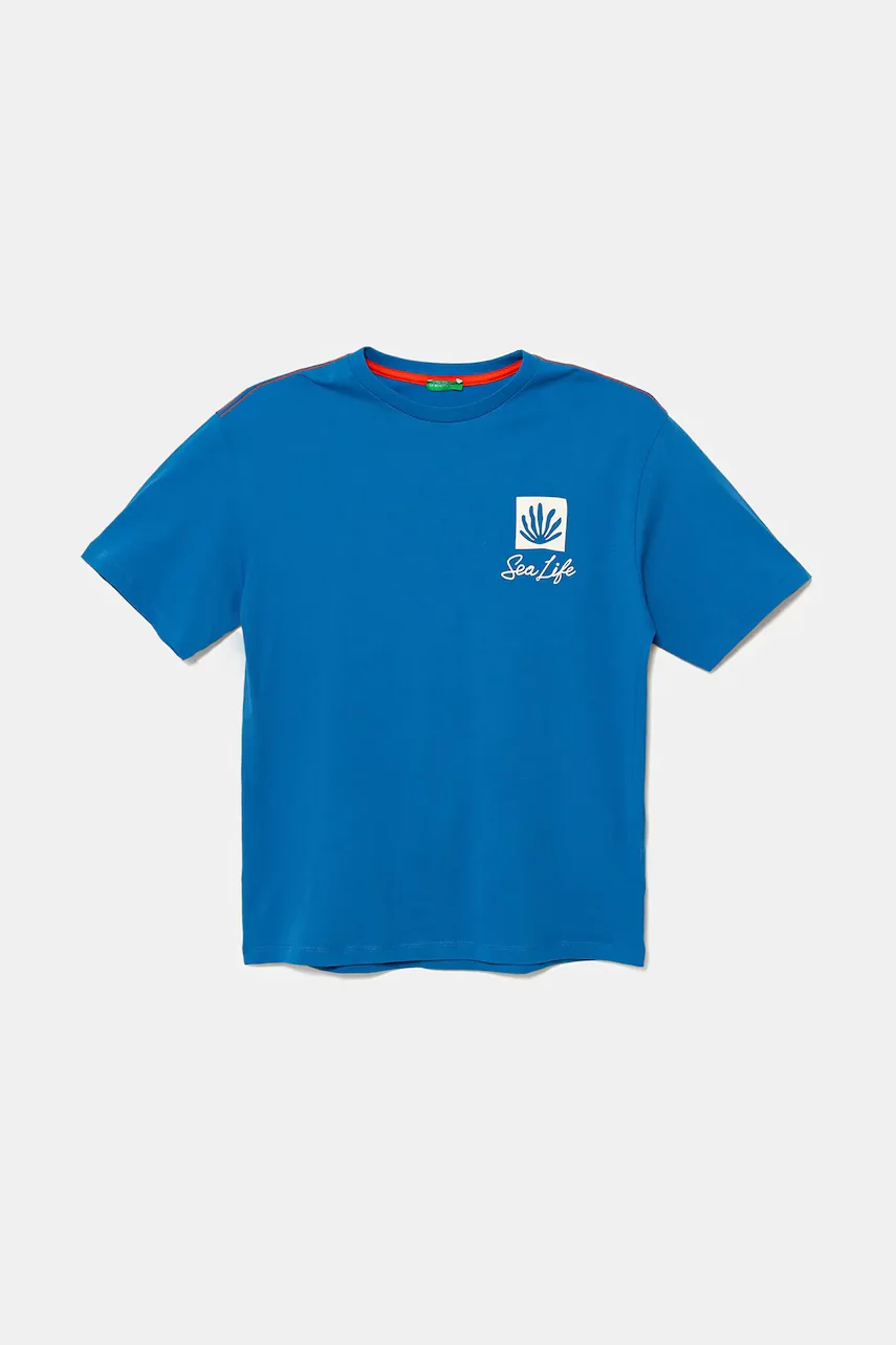 United Colors of Benetton Детска памучна тениска