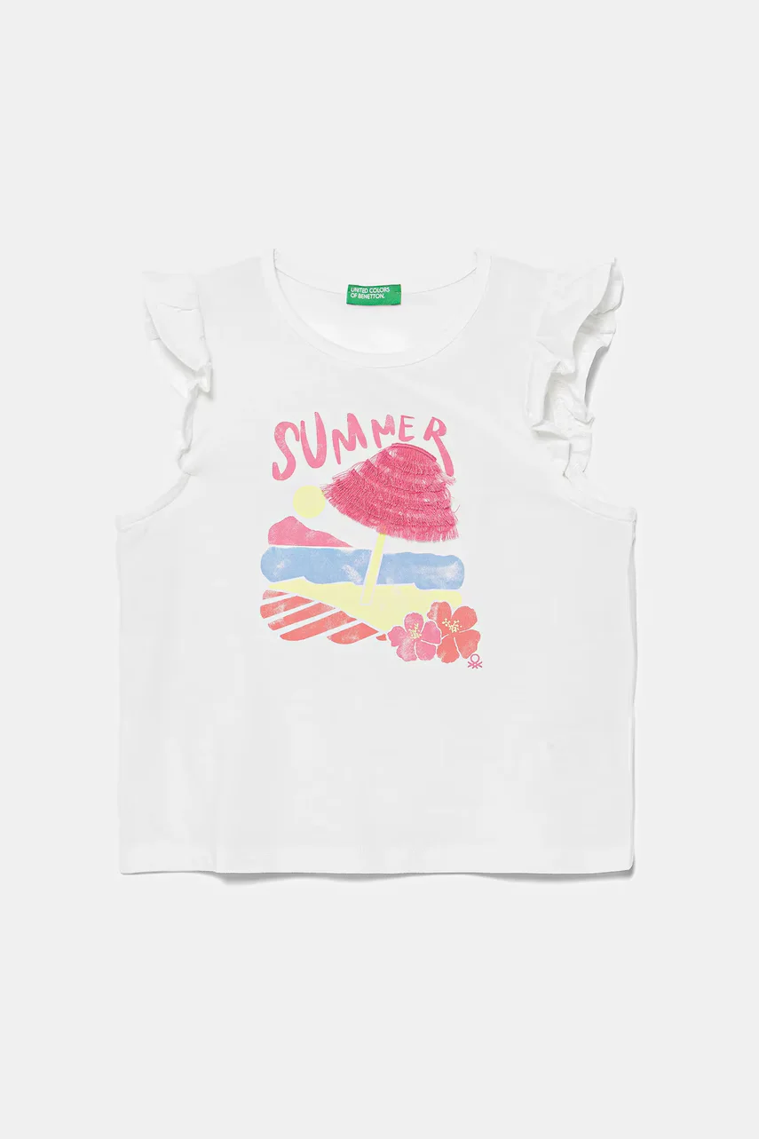 United Colors of Benetton Детска памучна тениска