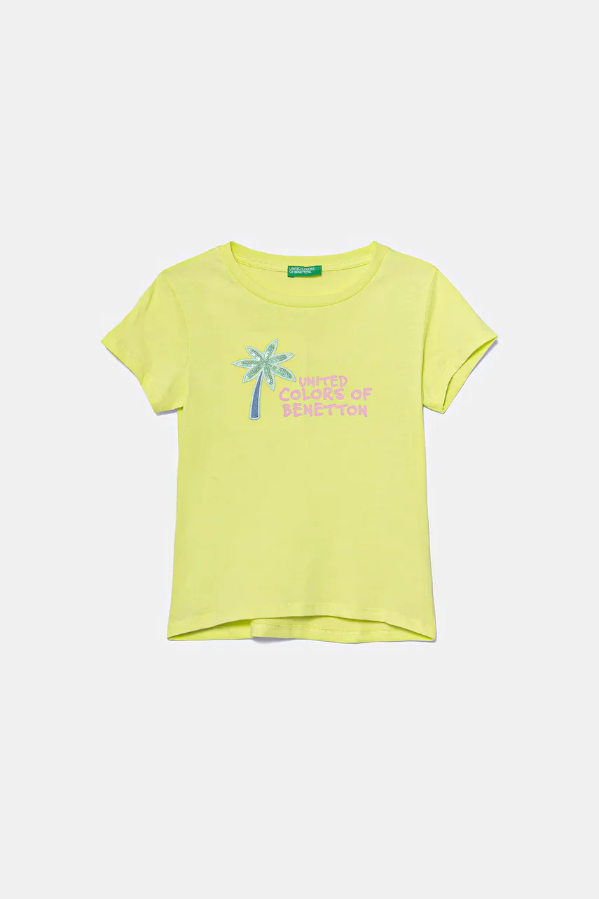 United Colors of Benetton Детска памучна тениска
