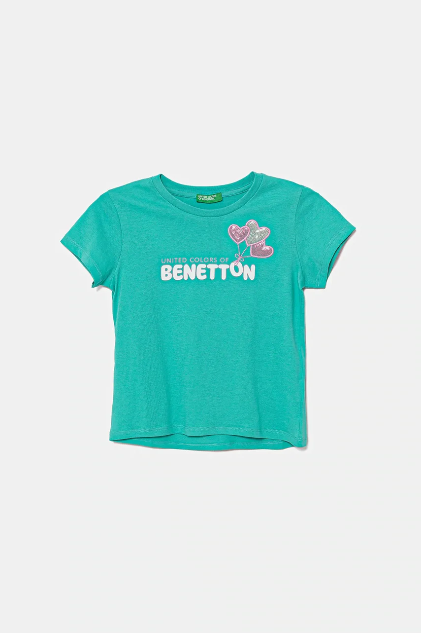 United Colors of Benetton Детска памучна тениска