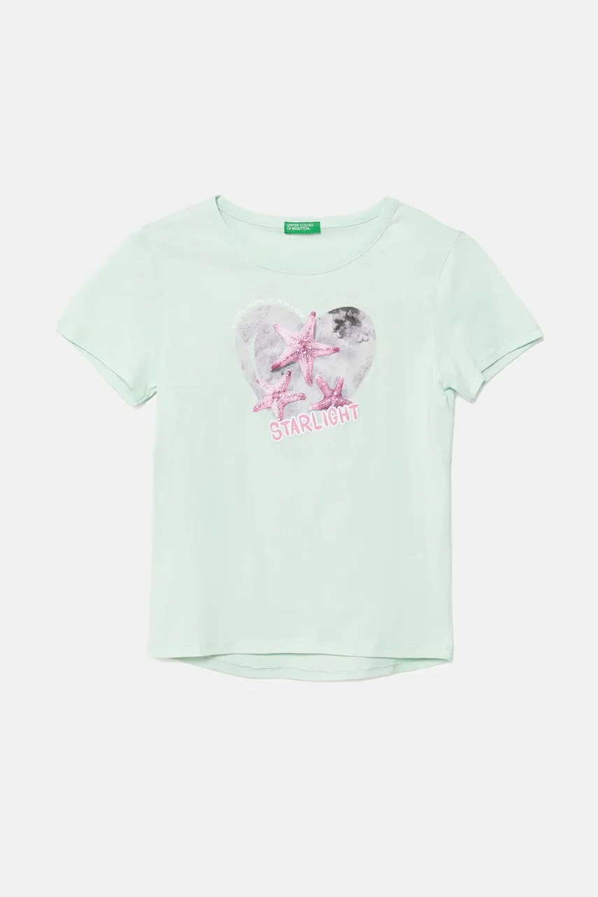 United Colors of Benetton Детска памучна тениска