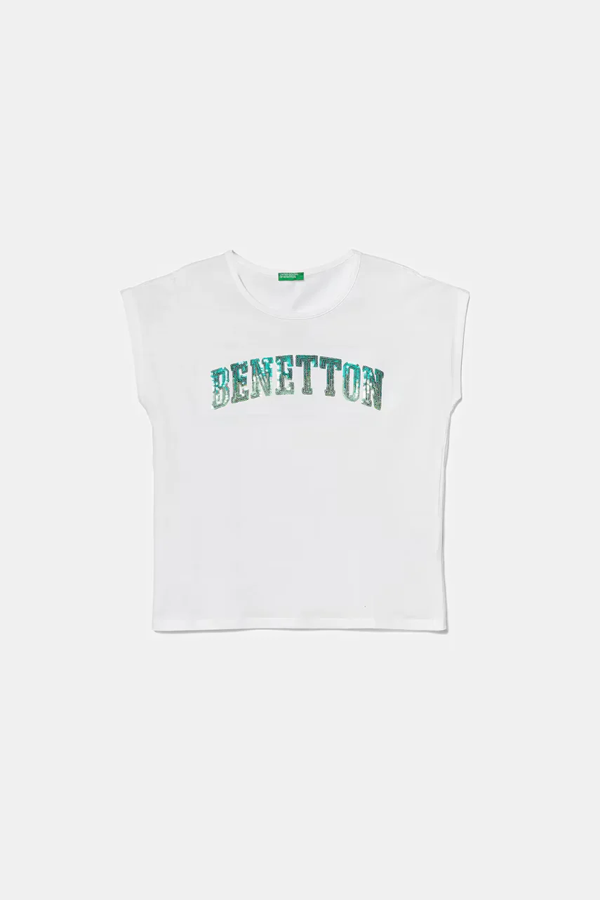 United Colors of Benetton Детска памучна тениска