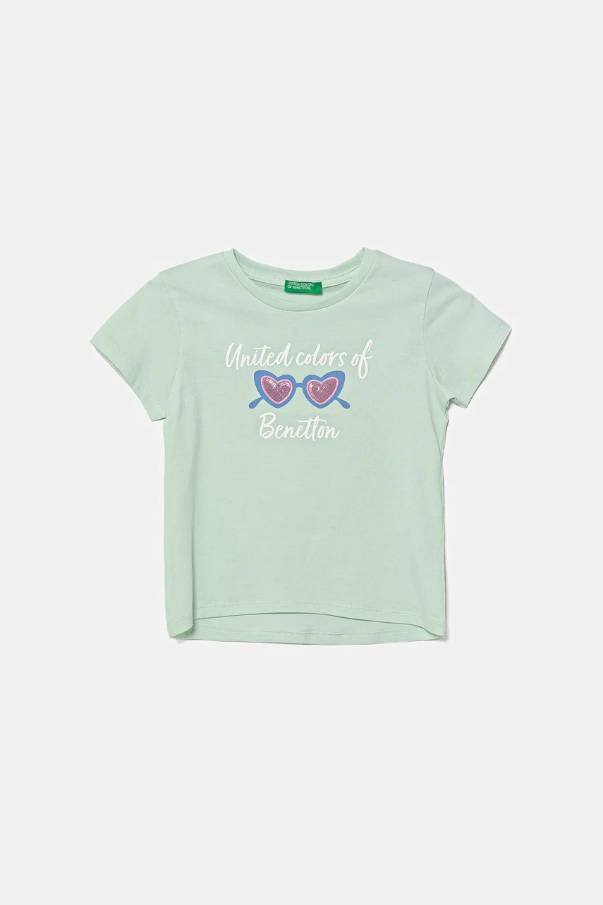 United Colors of Benetton Детска памучна тениска