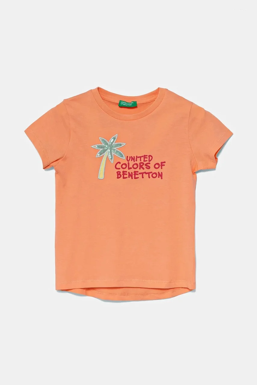 United Colors of Benetton Детска памучна тениска
