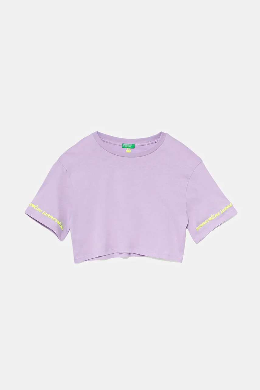 United Colors of Benetton Детска памучна тениска