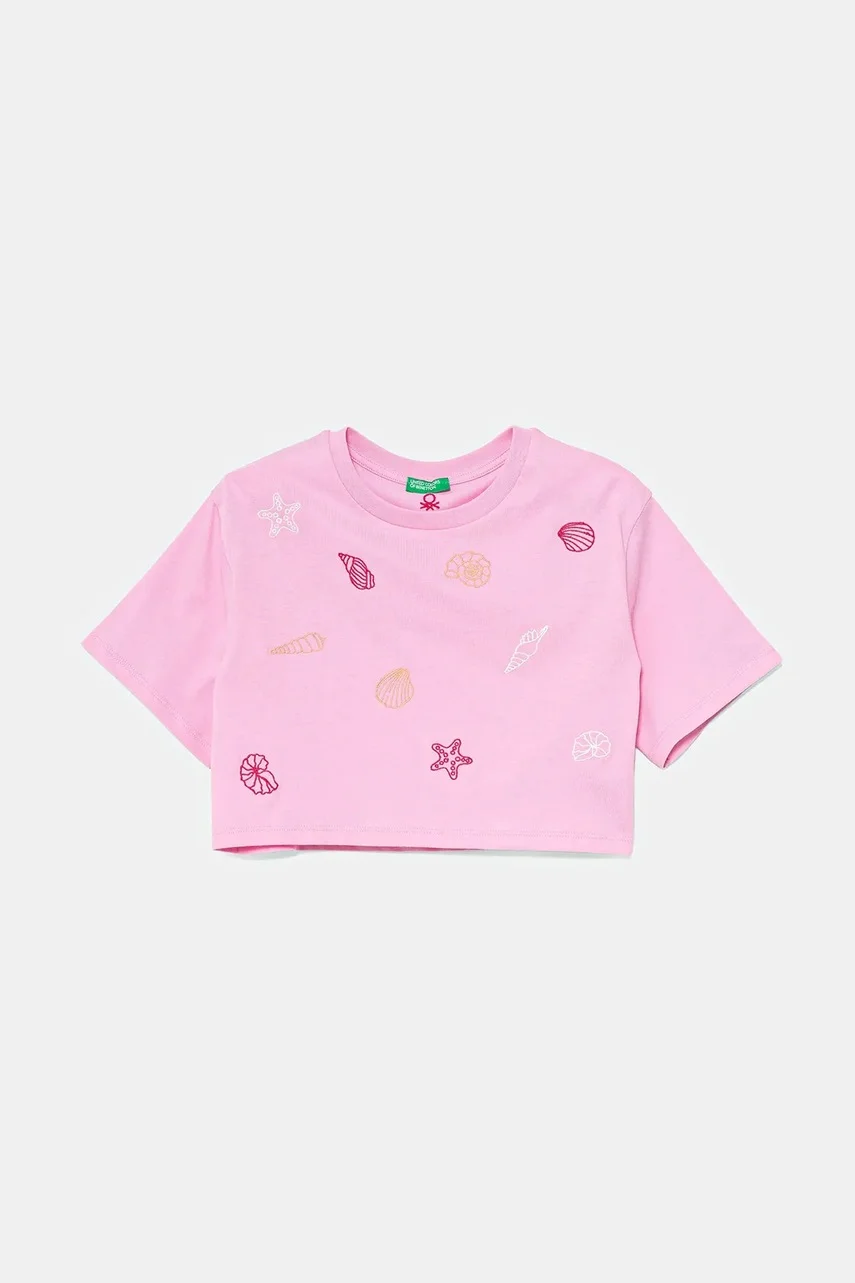 United Colors of Benetton Детска памучна тениска