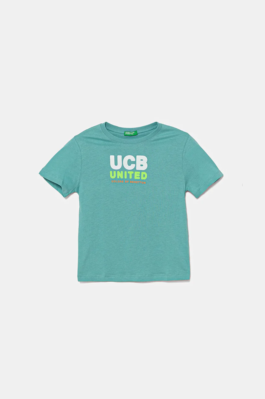 United Colors of Benetton Детска памучна тениска
