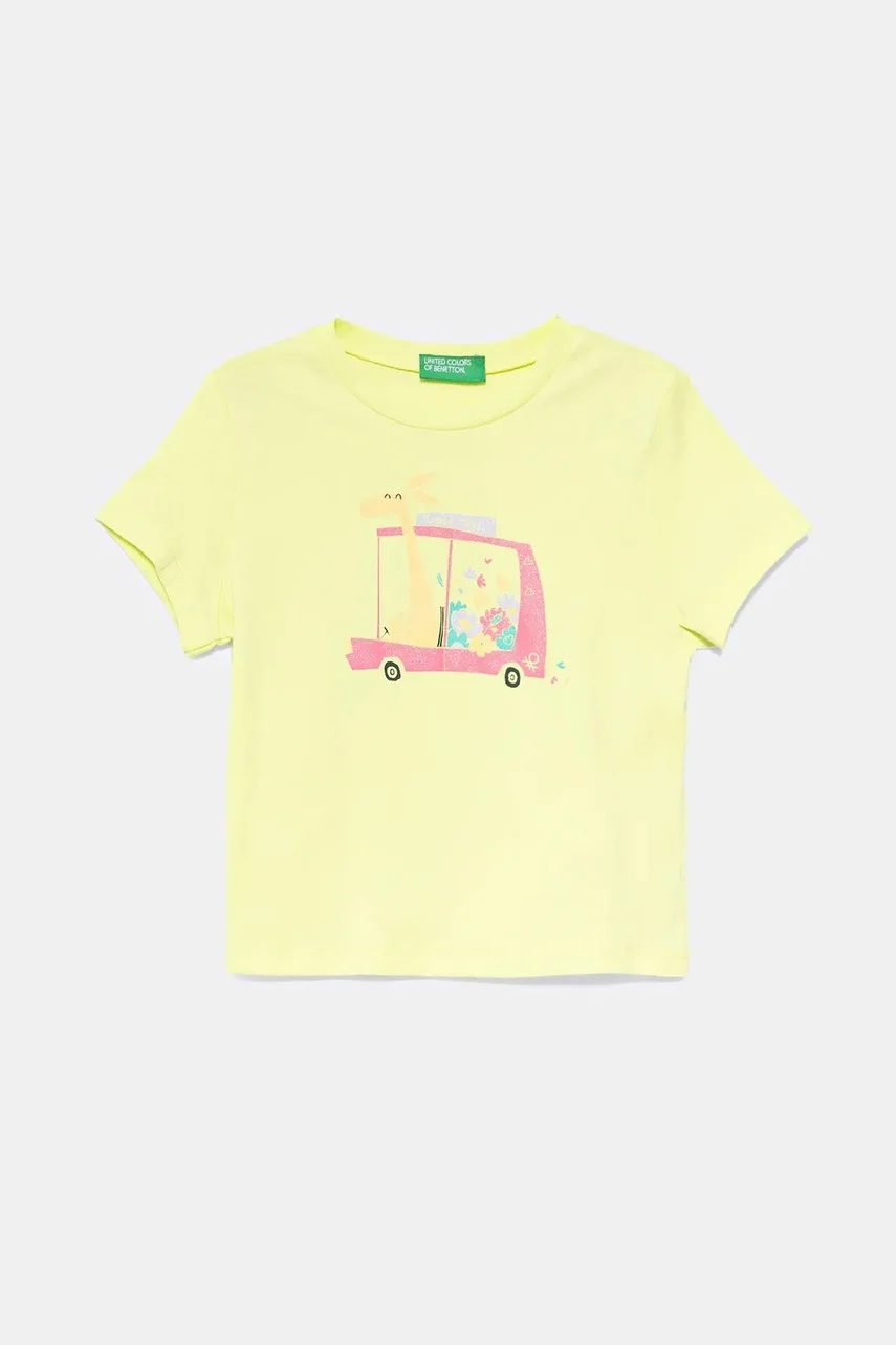 United Colors of Benetton Детска памучна тениска