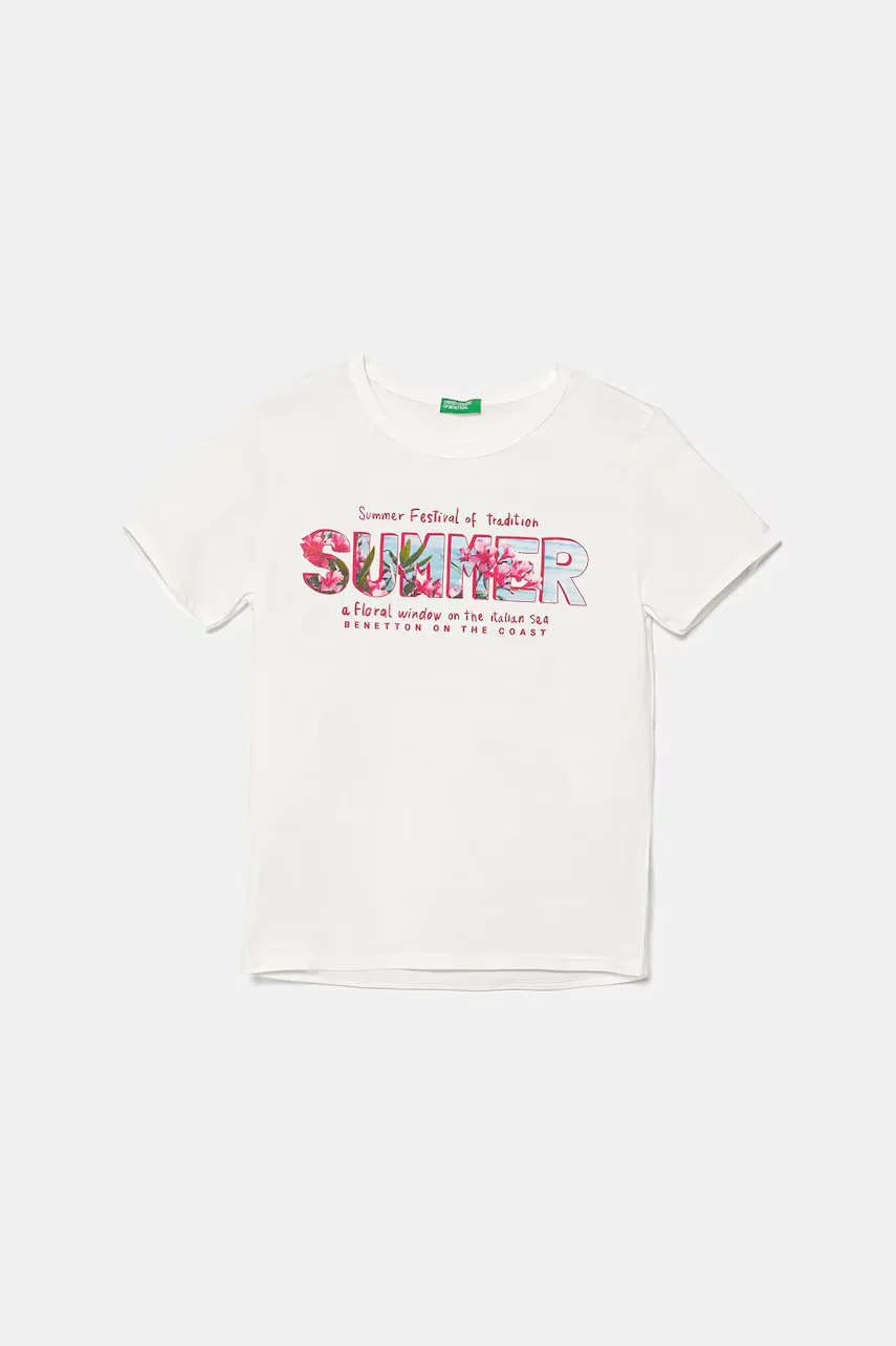 United Colors of Benetton Детска памучна тениска