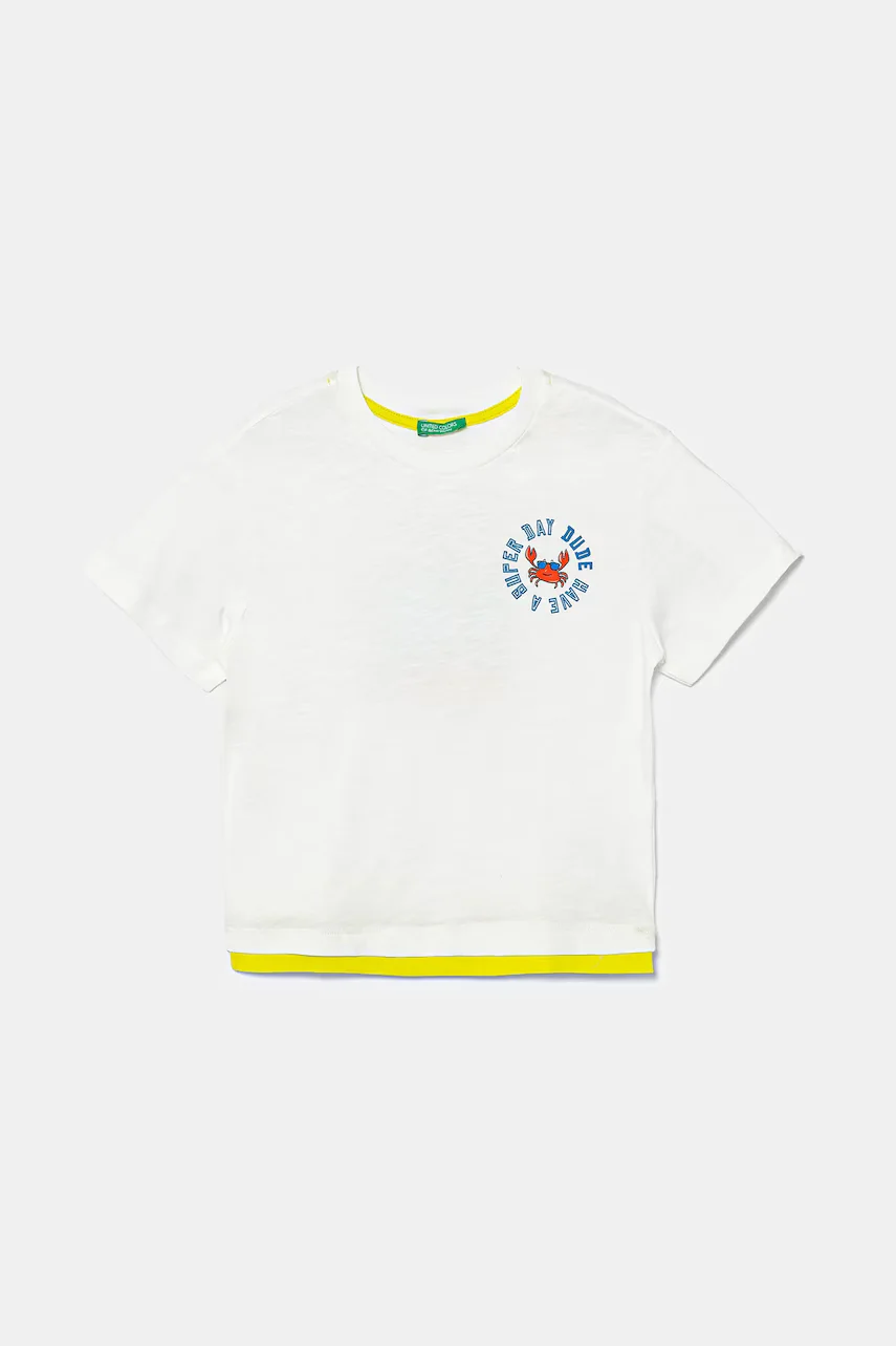 United Colors of Benetton Детска памучна тениска