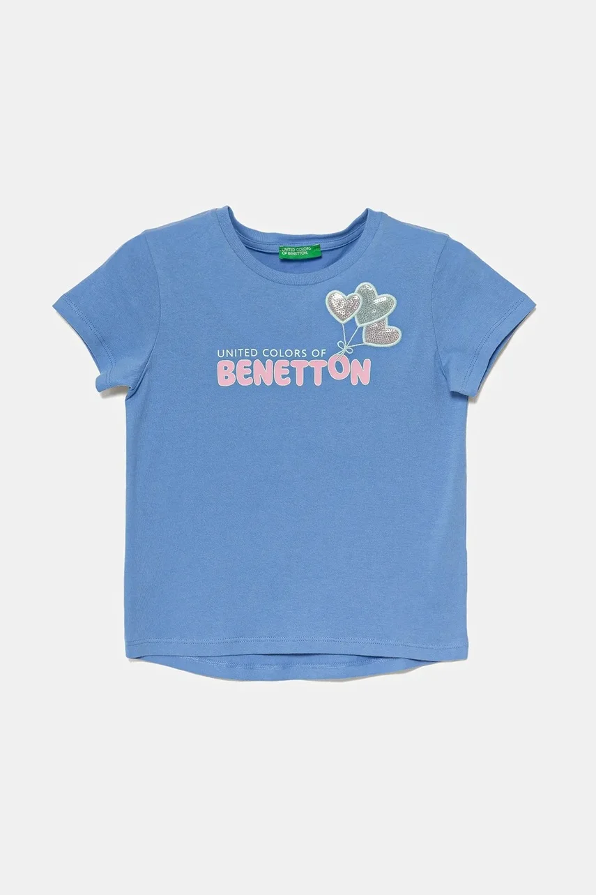 United Colors of Benetton Детска памучна тениска